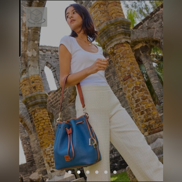 Dooney & Bourke Pebble GrainDrawstring bag and wallet - Picture 10 of 12